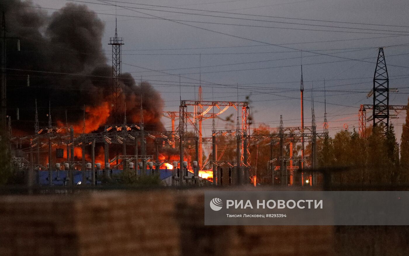 ВСУ обстреляли подстанцию Шебекино в Белгородской области