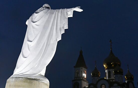 Пятиметровая статуя Иисуса Христа в Красноярском крае