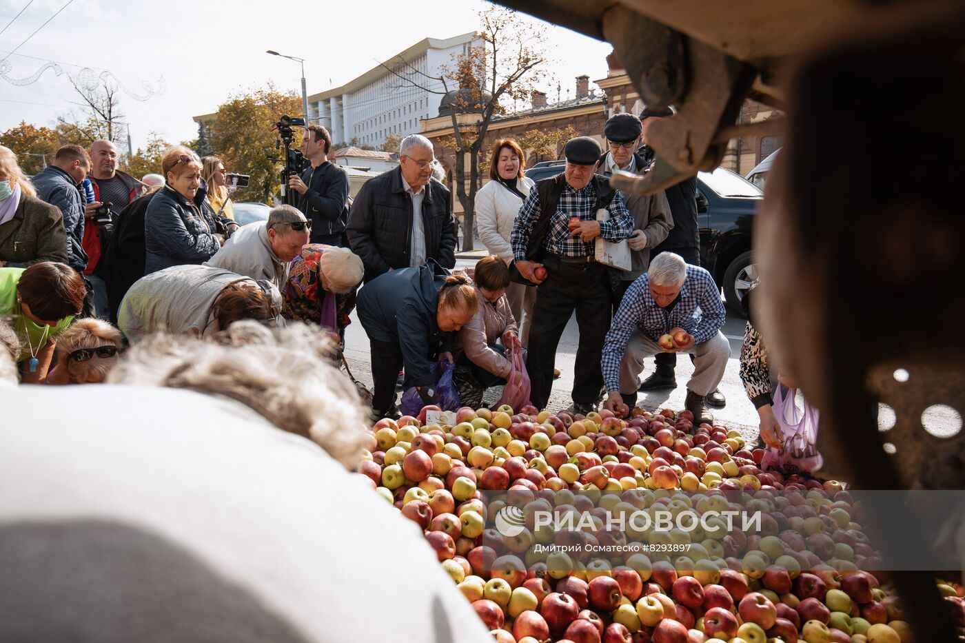 Акция протеста против антироссийской политики в Молдавии