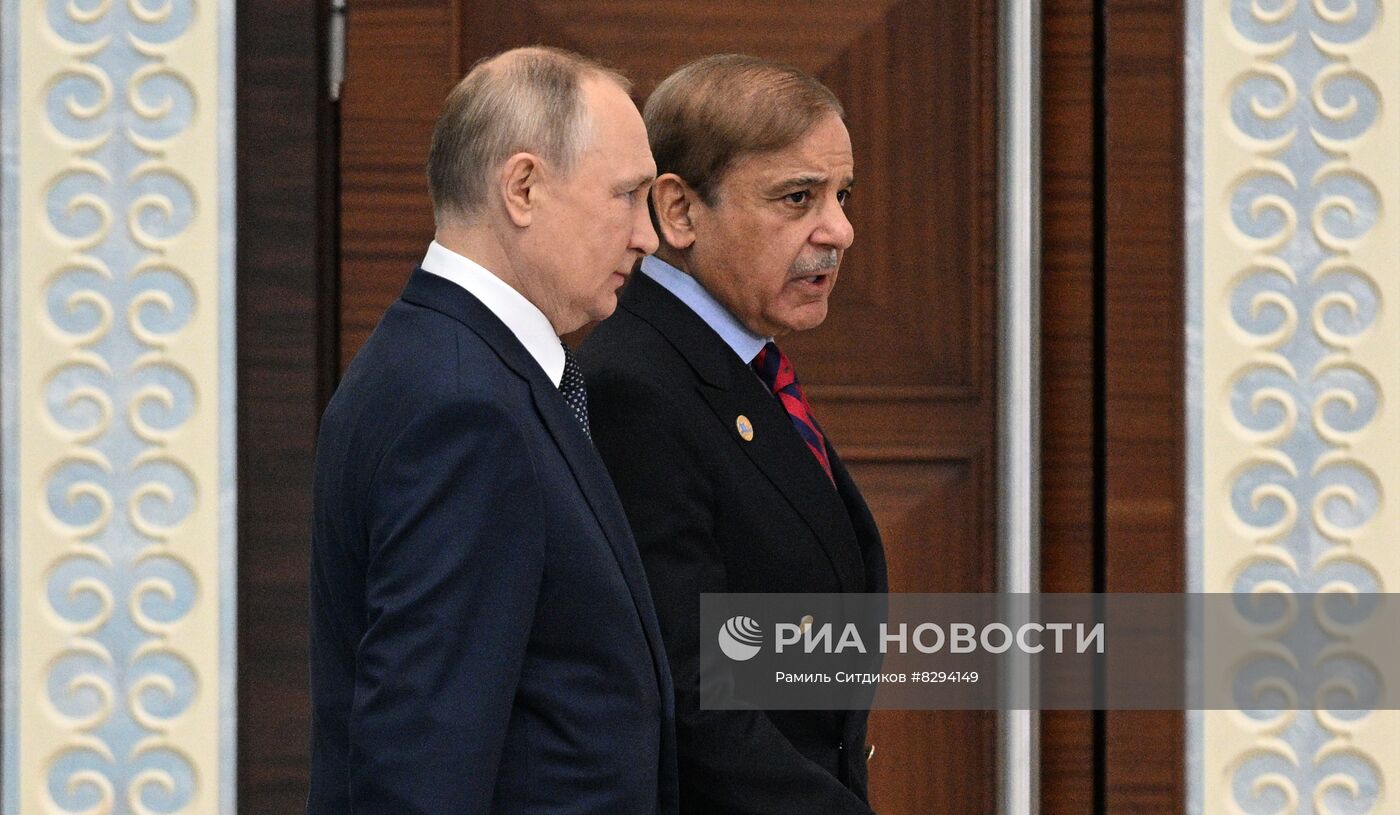 Рабочий визит президента РФ В. Путина в Казахстан