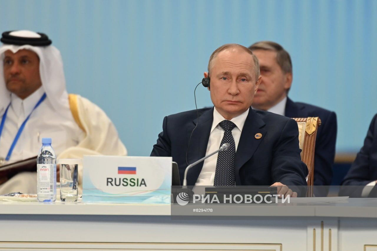 Рабочий визит президента РФ В. Путина в Казахстан