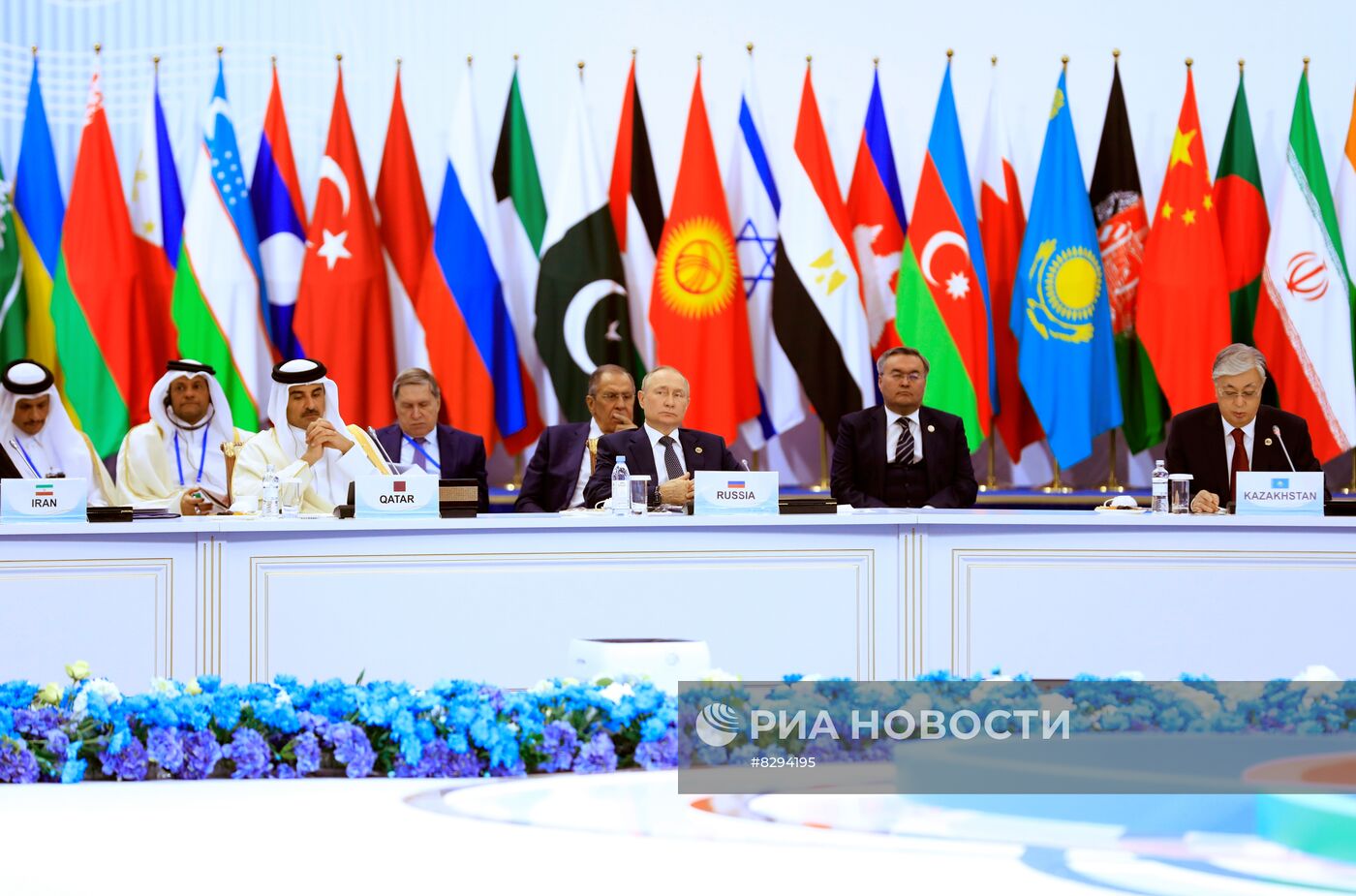 Рабочий визит президента РФ В. Путина в Казахстан