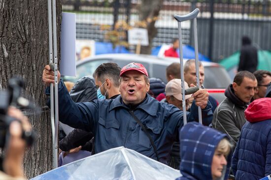 В Молдавии продолжаются акции протеста оппозиции