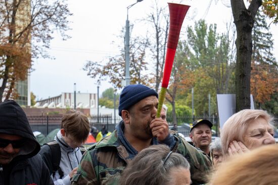 В Молдавии продолжаются акции протеста оппозиции