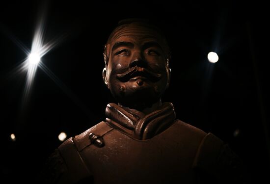 Открытие выставки-реконструкции "Терракотовая армия. Бессмертные воины Китая"