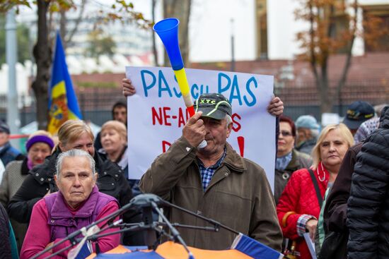 В Молдавии продолжаются акции протеста оппозиции