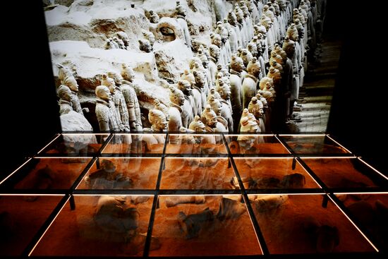 Открытие выставки-реконструкции "Терракотовая армия. Бессмертные воины Китая"