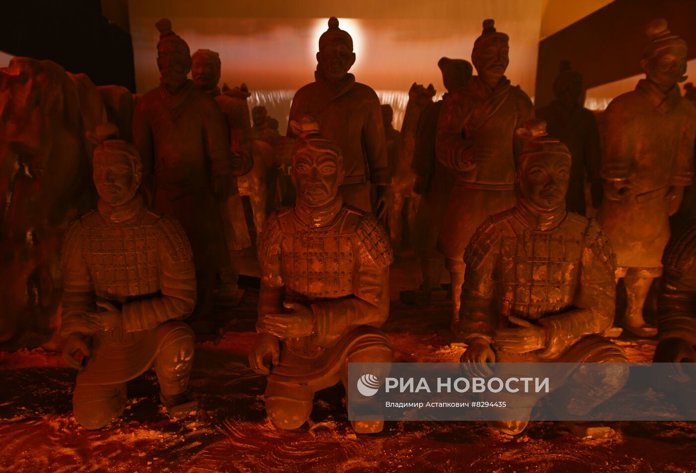 Открытие выставки-реконструкции "Терракотовая армия. Бессмертные воины Китая"