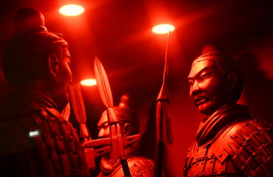 Открытие выставки-реконструкции "Терракотовая армия. Бессмертные воины Китая"