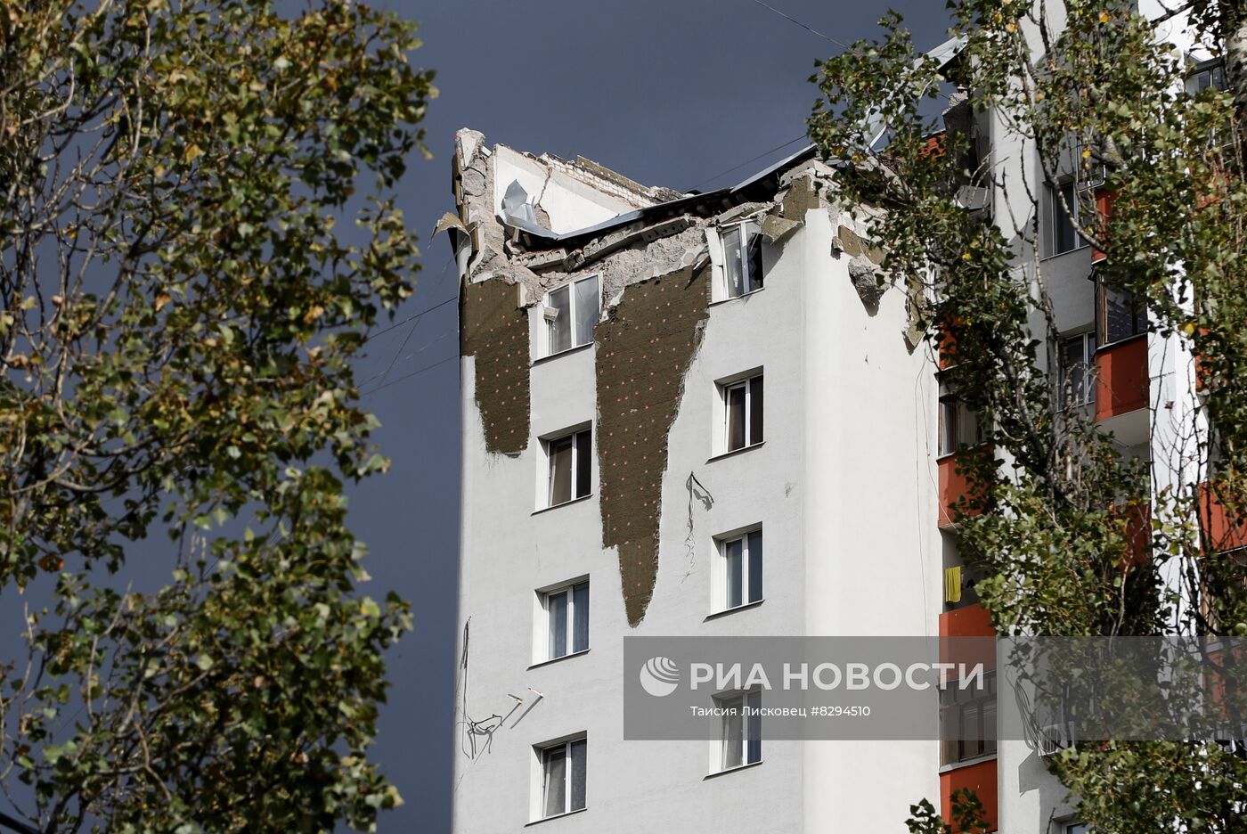 В Белгороде в результате обстрела поврежден дом