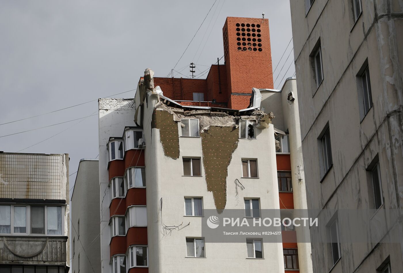 В Белгороде в результате обстрела поврежден дом