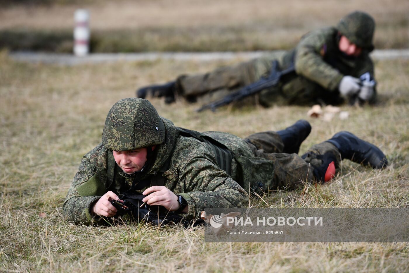 Военная подготовка мобилизованных в регионах России