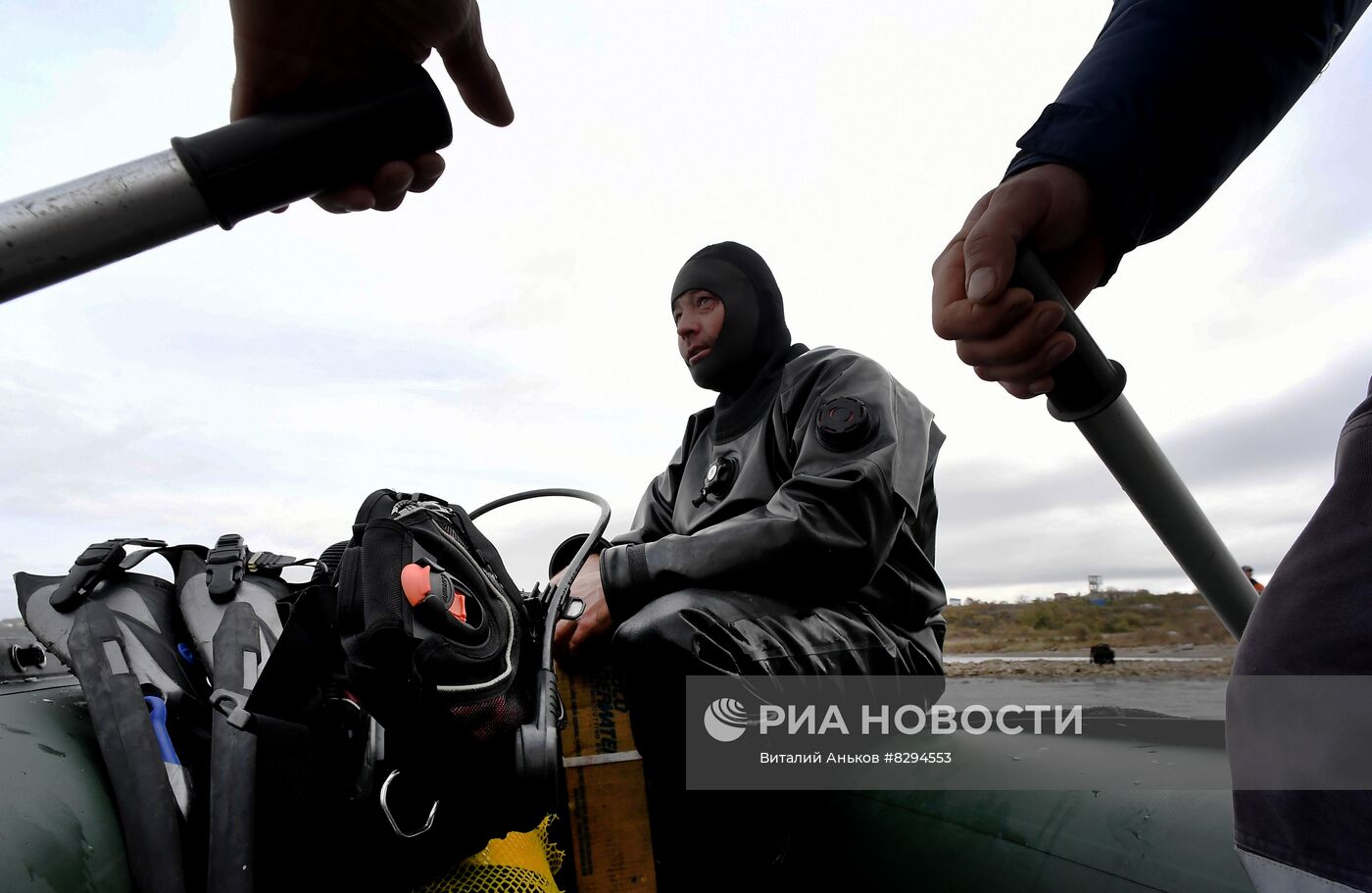 Показательные учения водолазов МЧС России во Владивостоке | РИА Новости  Медиабанк