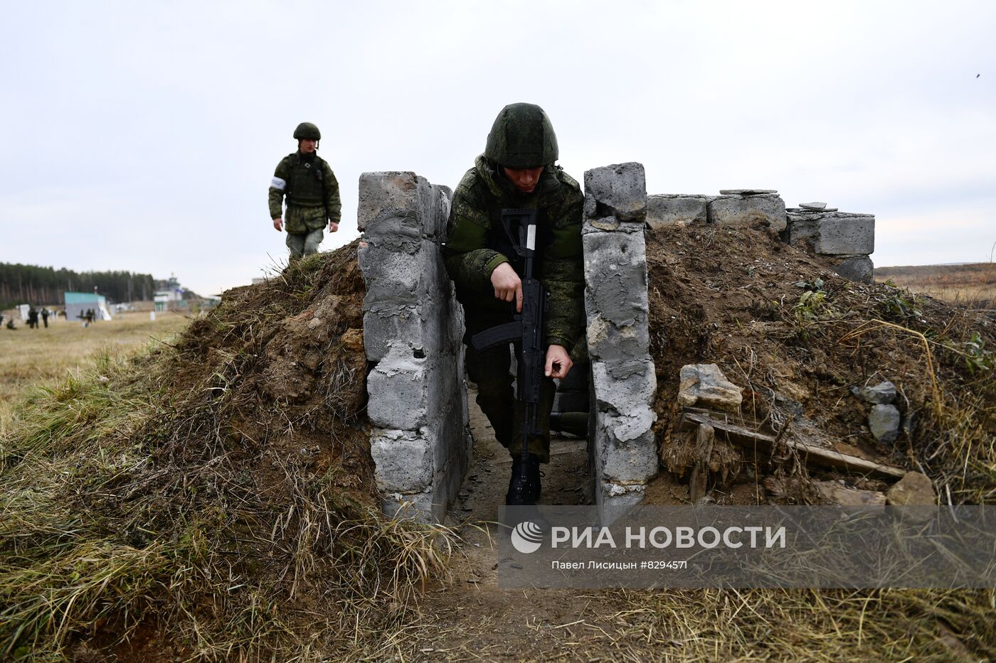 Военная подготовка мобилизованных в регионах России