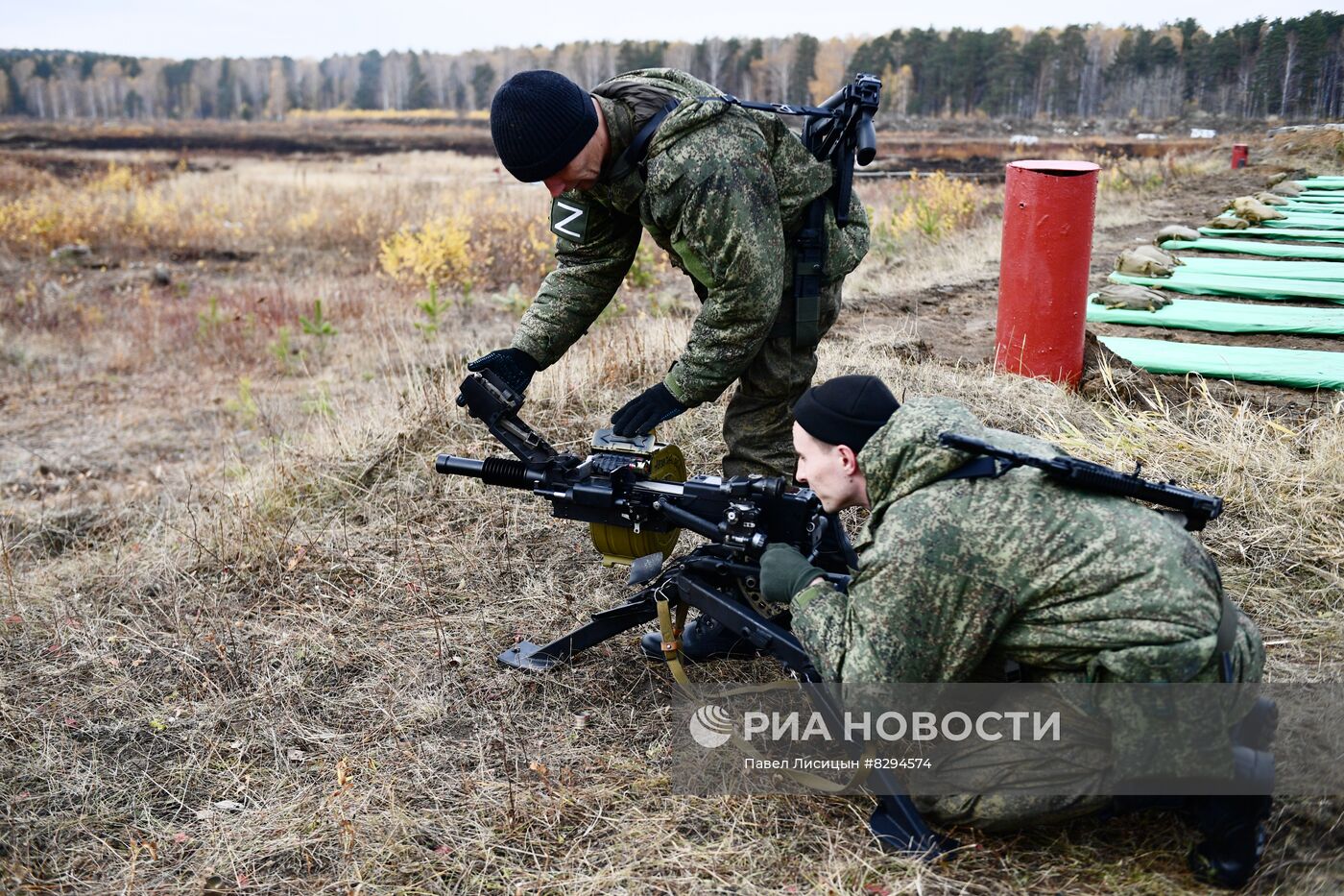 Военная подготовка мобилизованных в регионах России