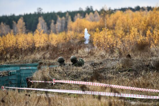 Военная подготовка мобилизованных в регионах России