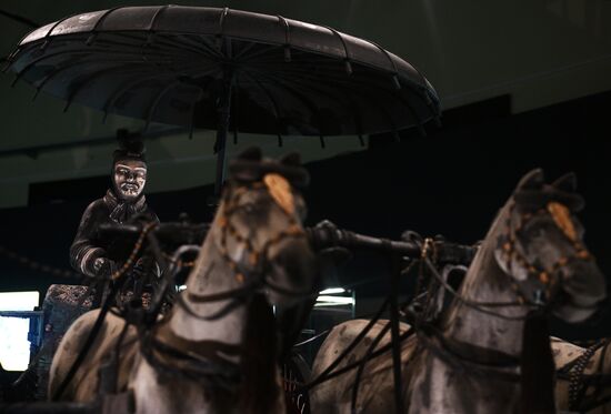 Открытие выставки-реконструкции "Терракотовая армия. Бессмертные воины Китая"