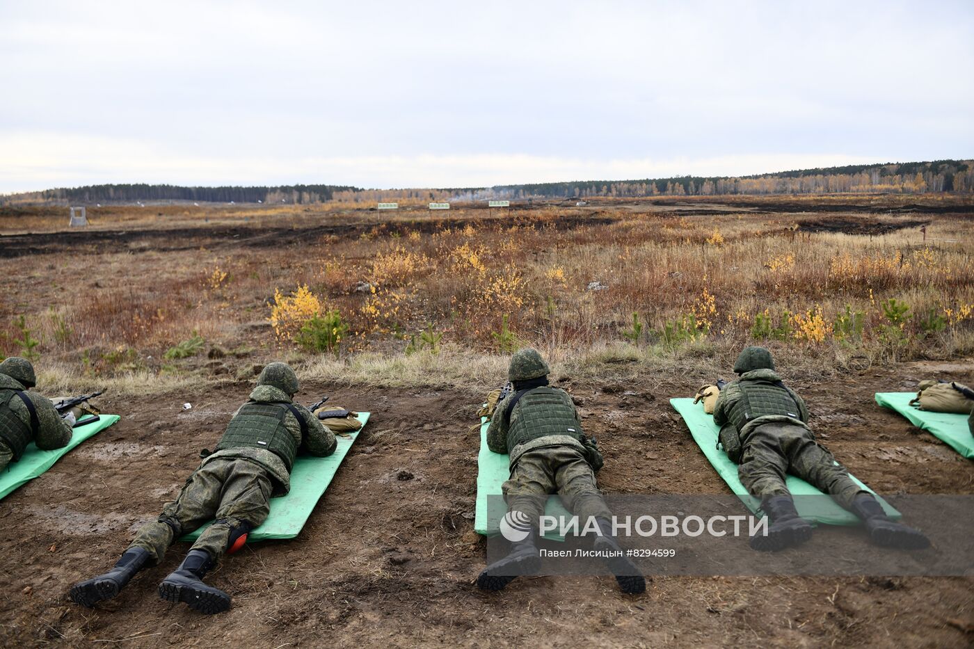 Военная подготовка мобилизованных в регионах России