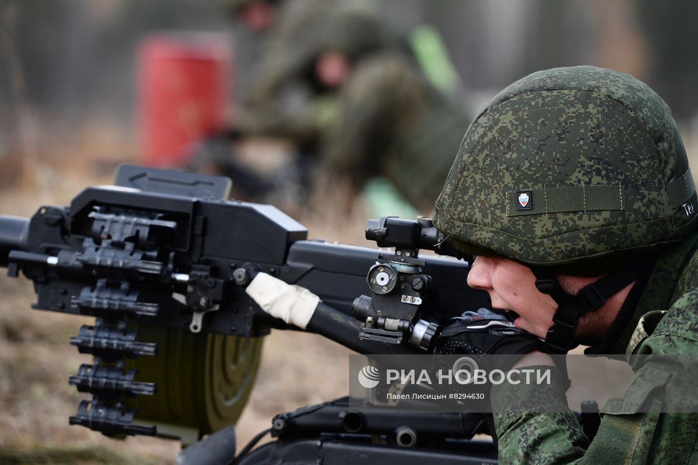 Военная подготовка мобилизованных в регионах России