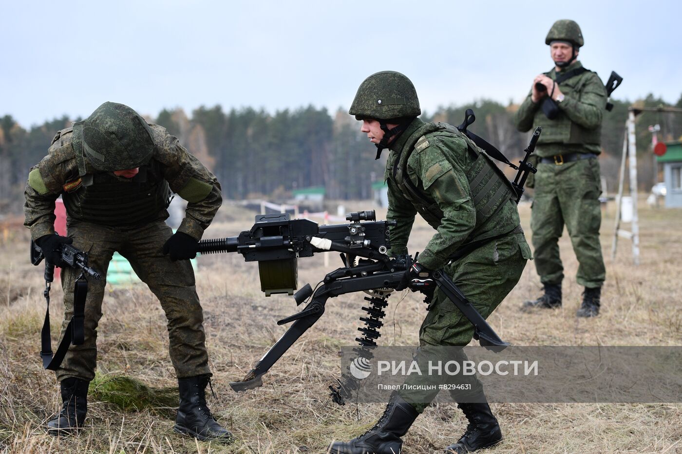 Военная подготовка мобилизованных в регионах России