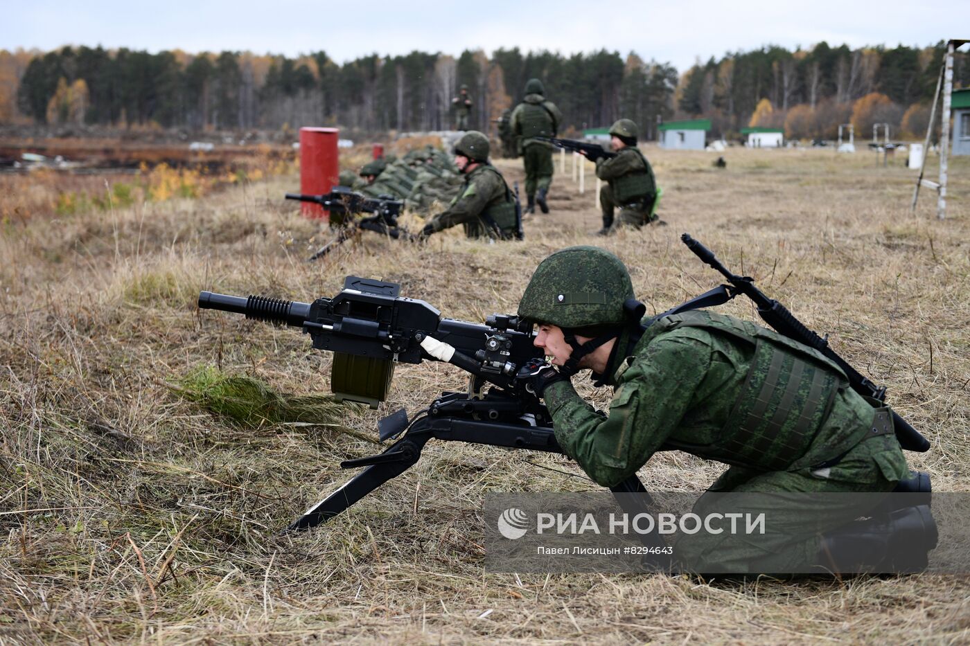Военная подготовка мобилизованных в регионах России
