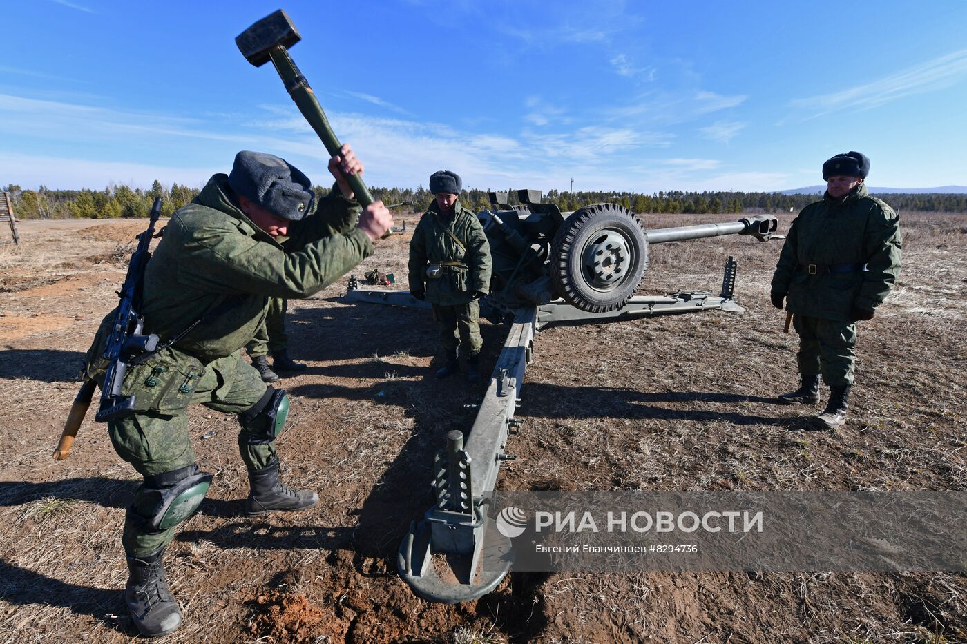Военная подготовка мобилизованных в регионах России