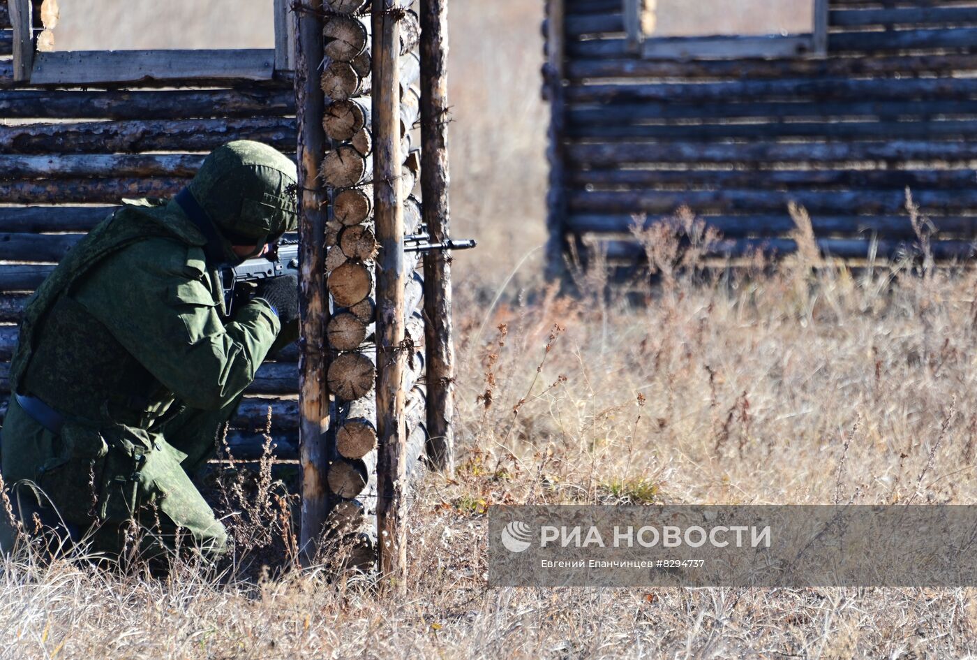 Военная подготовка мобилизованных в регионах России