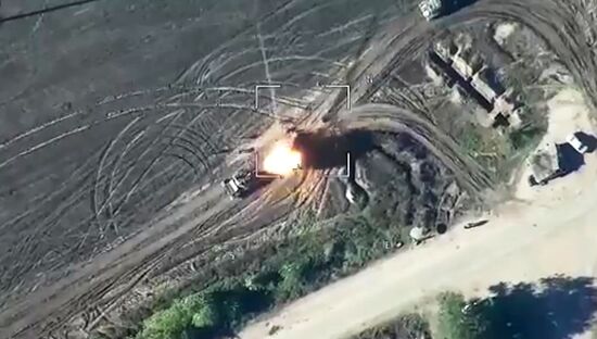 Минобороны РФ применило модернизированный боеприпас "Ланцет" по ВСУ