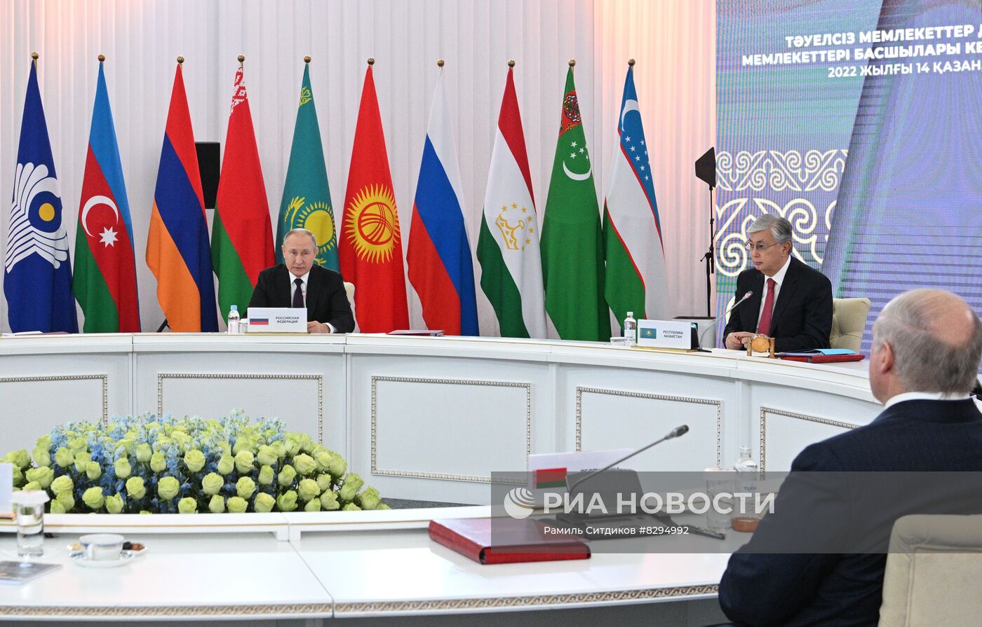 Визит президента РФ В. Путина в Казахстан