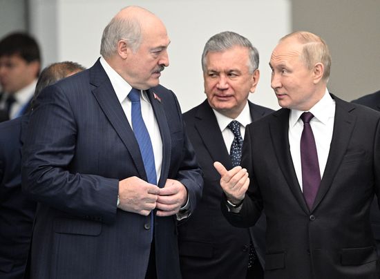 Визит президента РФ В. Путина в Казахстан 