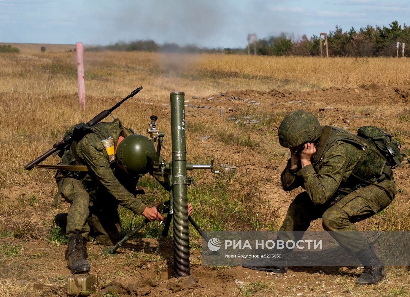 Подготовка мобилизованных на полигонах Херсонской области