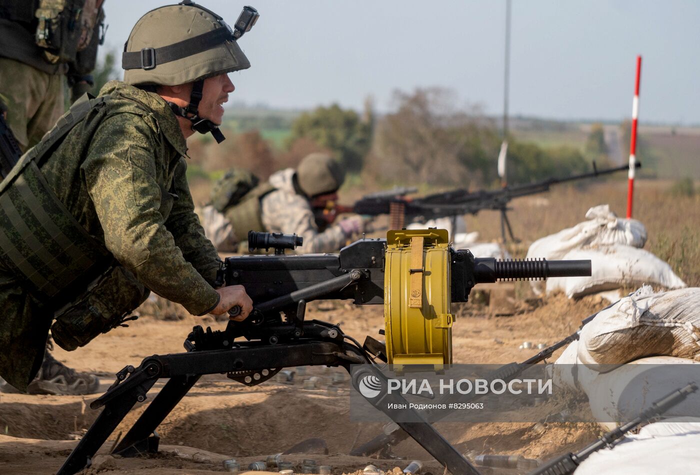 Подготовка мобилизованных на полигонах Херсонской области