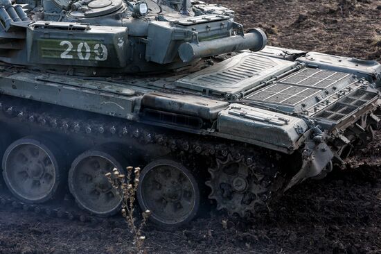 Военная подготовка танкистов в Краснодарском крае