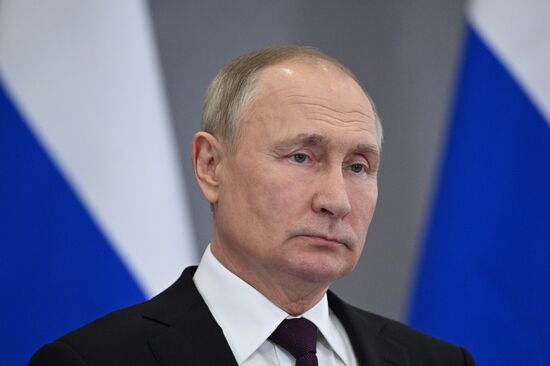 Визит президента РФ В. Путина в Казахстан 