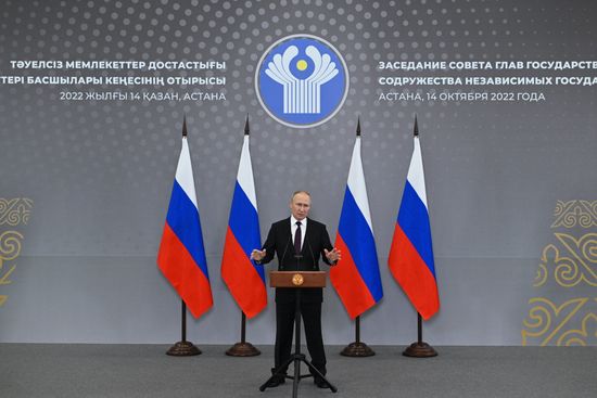 Визит президента РФ В. Путина в Казахстан 