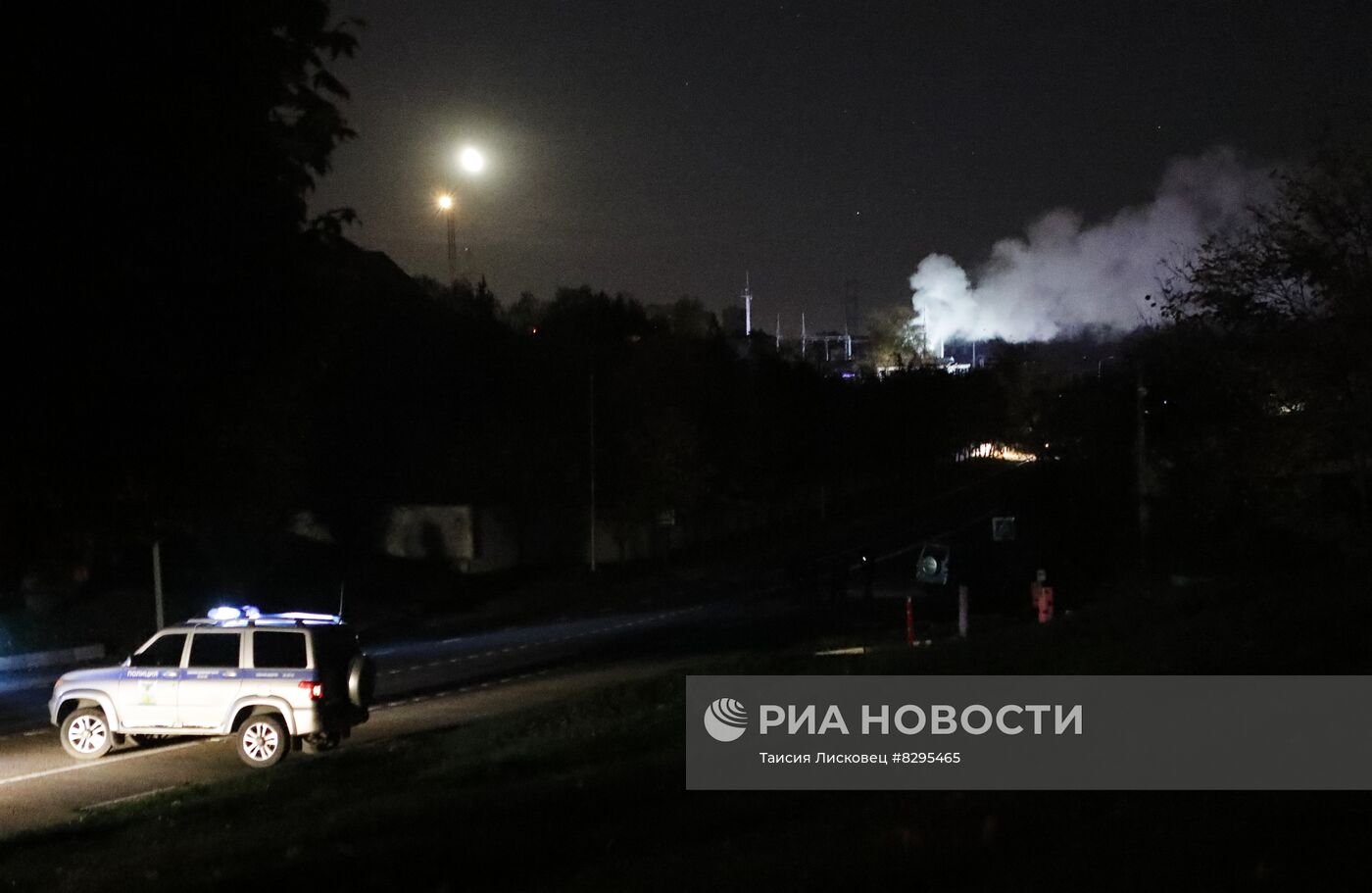 Пожар на ТЭЦ в Белгороде