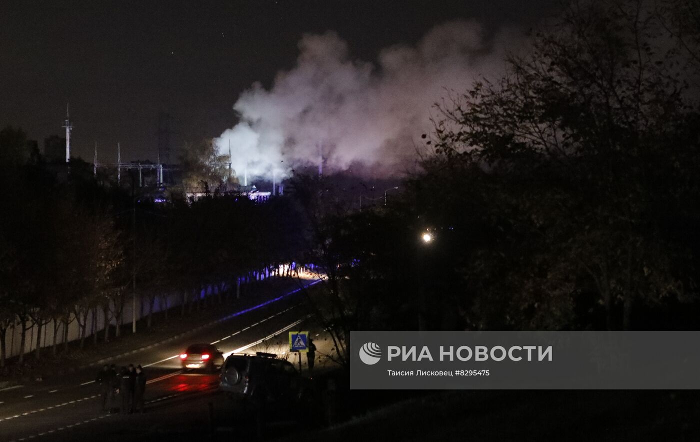 Пожар на ТЭЦ в Белгороде