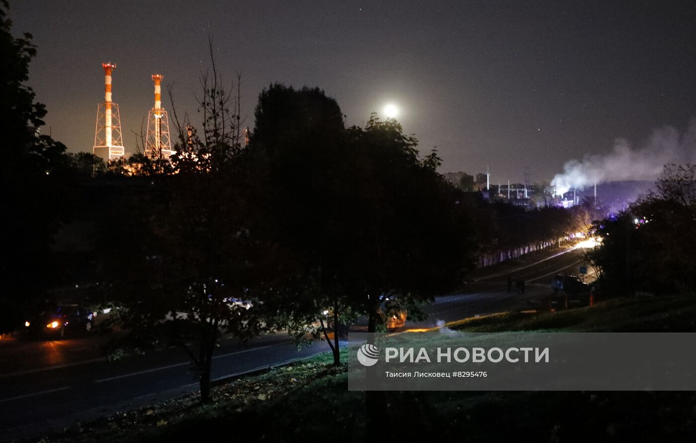 Пожар на ТЭЦ в Белгороде