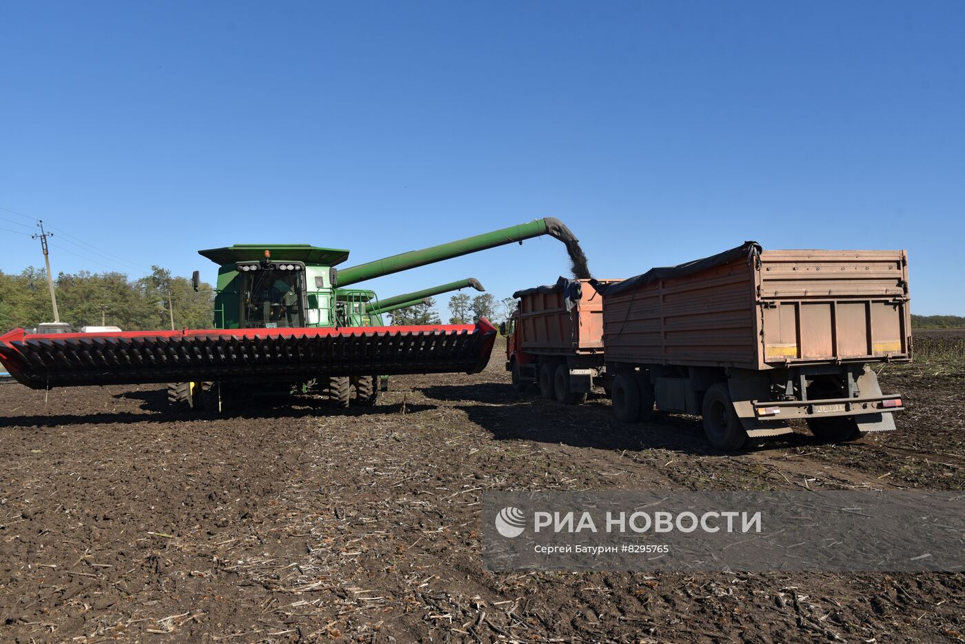 Осенние полевые работы в ДНР