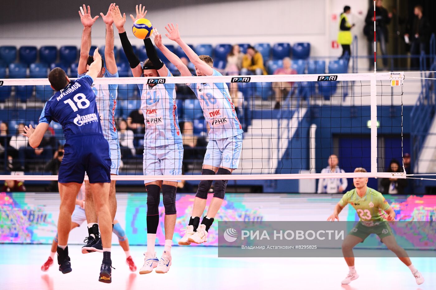 Волейбол. Суперлига. Мужчины. Матч "Динамо" - "Зенит-Казань"