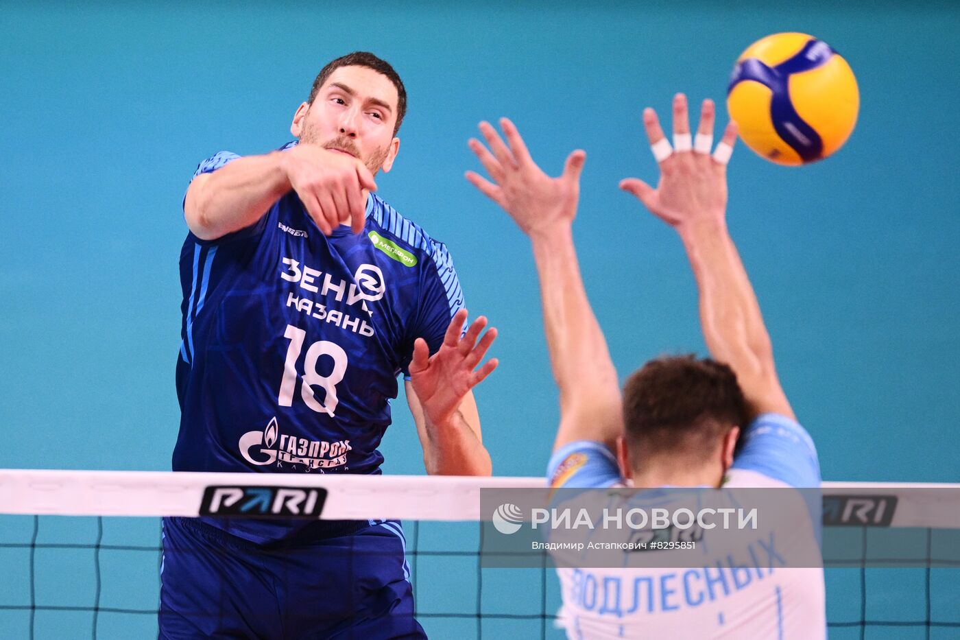 Волейбол. Суперлига. Мужчины. Матч "Динамо" - "Зенит-Казань"