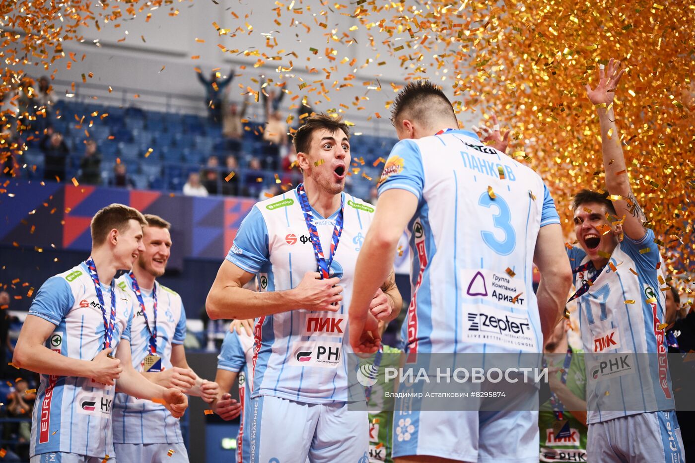 Волейбол. Суперлига. Мужчины. Матч "Динамо" - "Зенит-Казань"