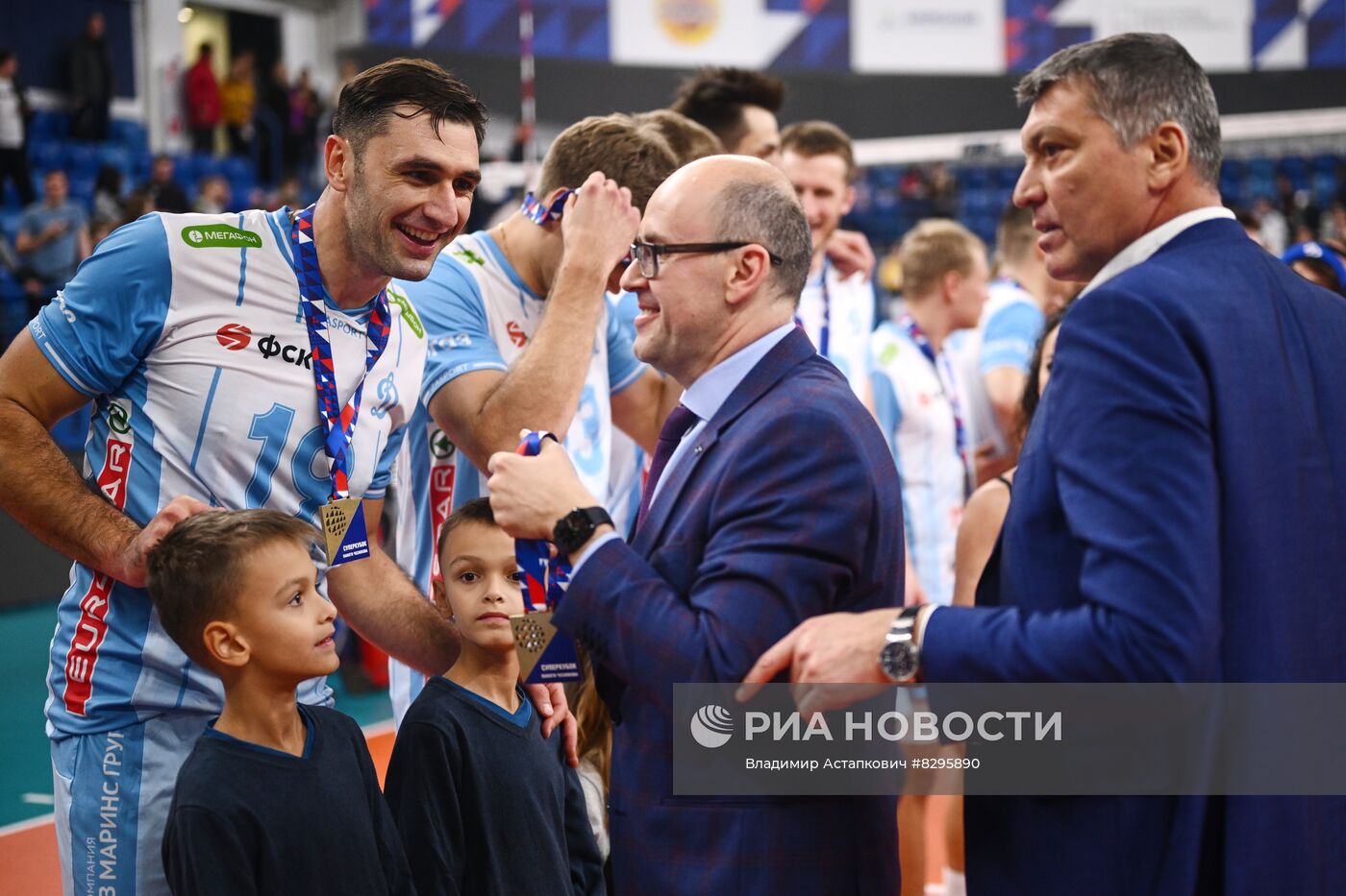 Волейбол. Суперлига. Мужчины. Матч "Динамо" - "Зенит-Казань"