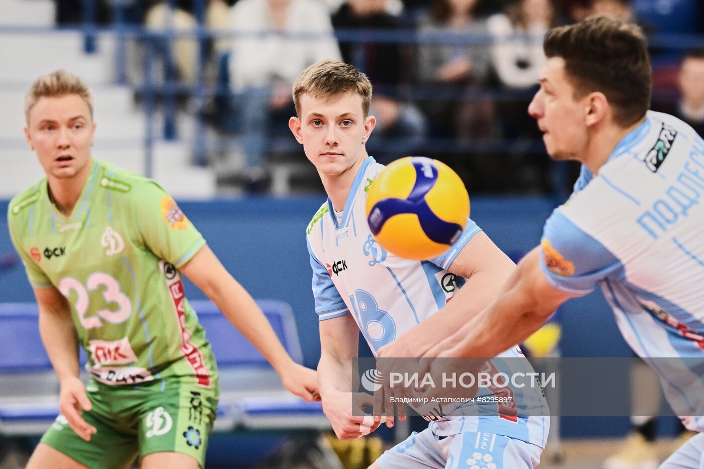 Волейбол. Суперлига. Мужчины. Матч "Динамо" - "Зенит-Казань"