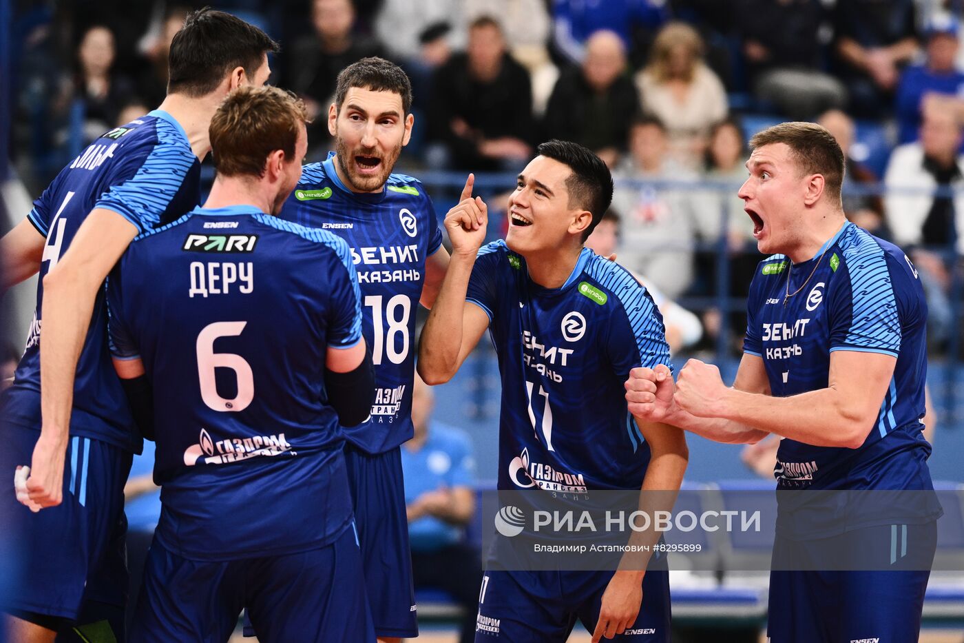 Волейбол. Суперлига. Мужчины. Матч "Динамо" - "Зенит-Казань"