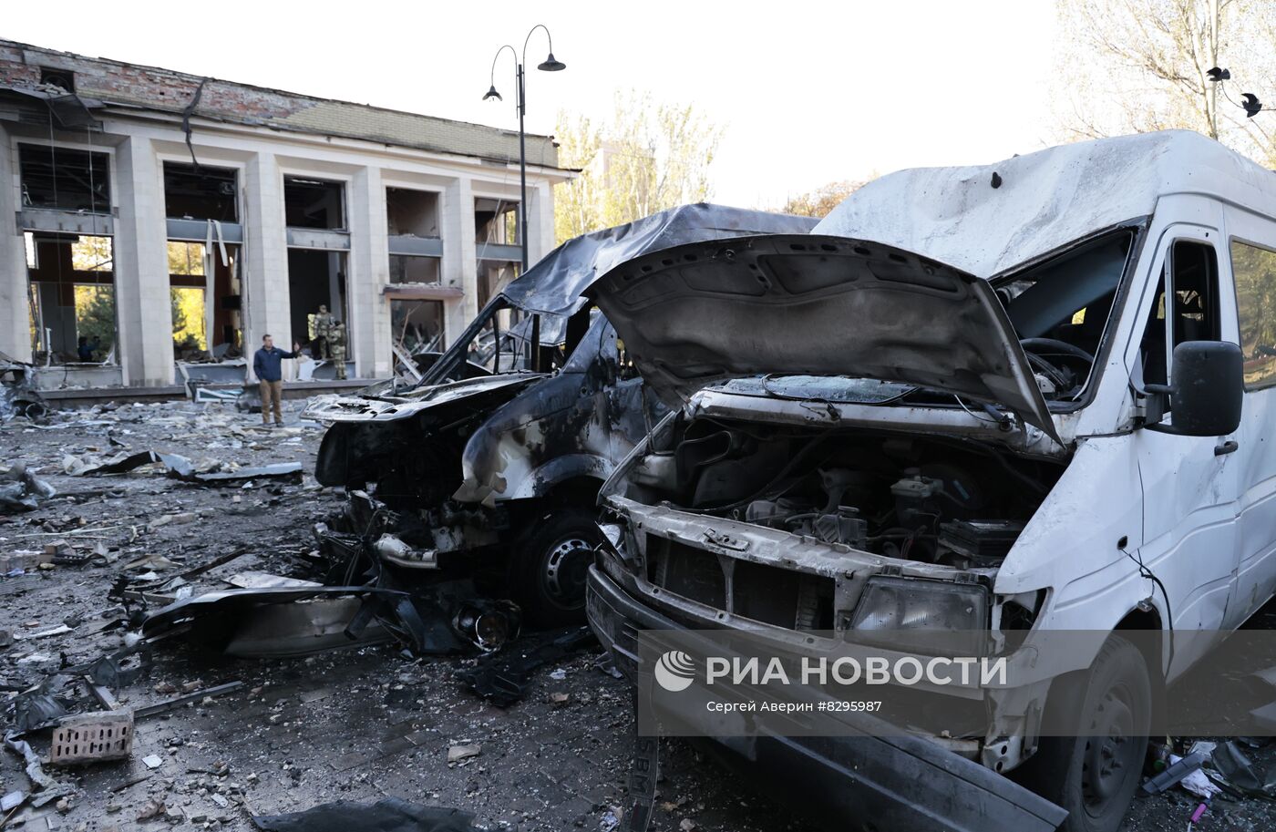 ВСУ обстреляли центр Донецка