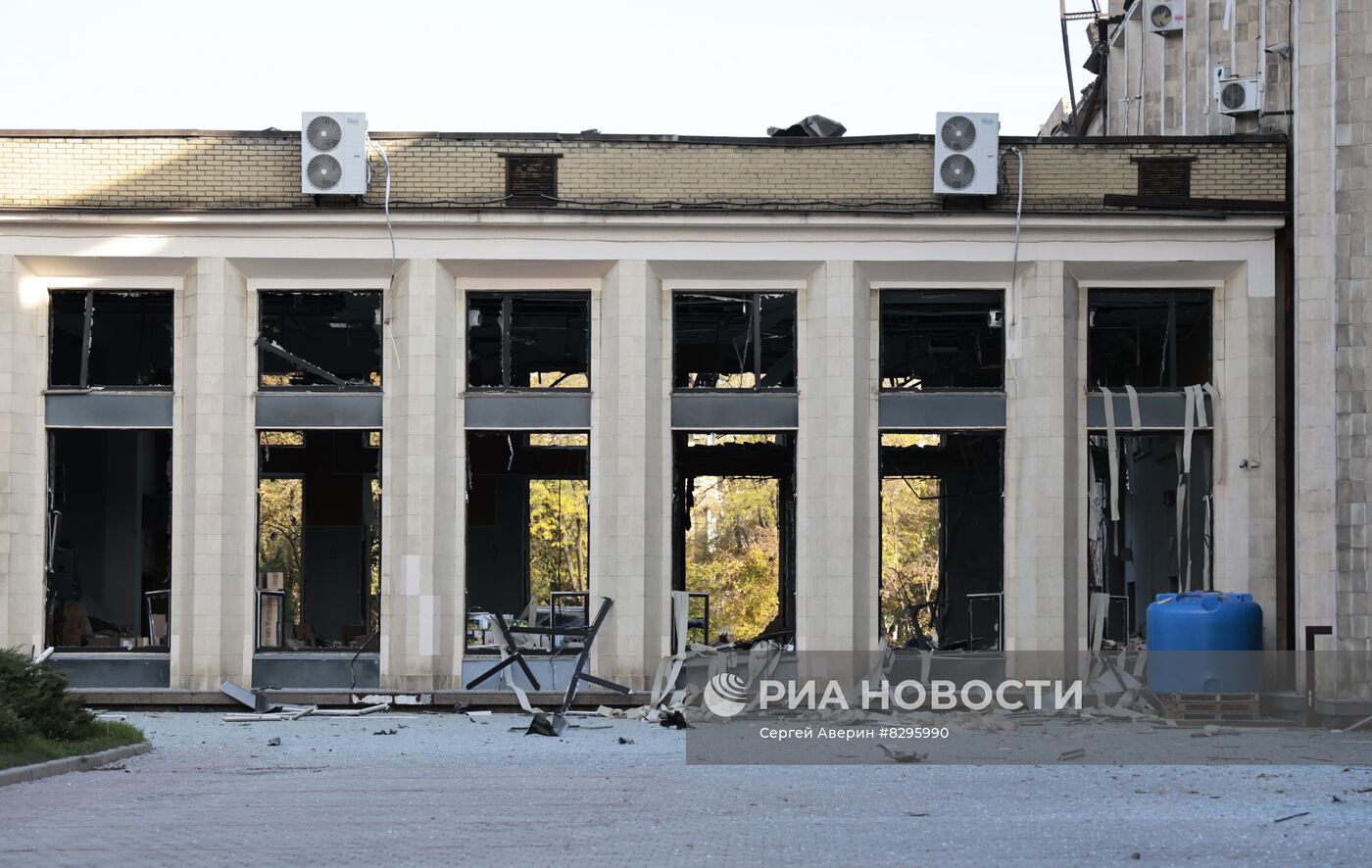 ВСУ обстреляли центр Донецка