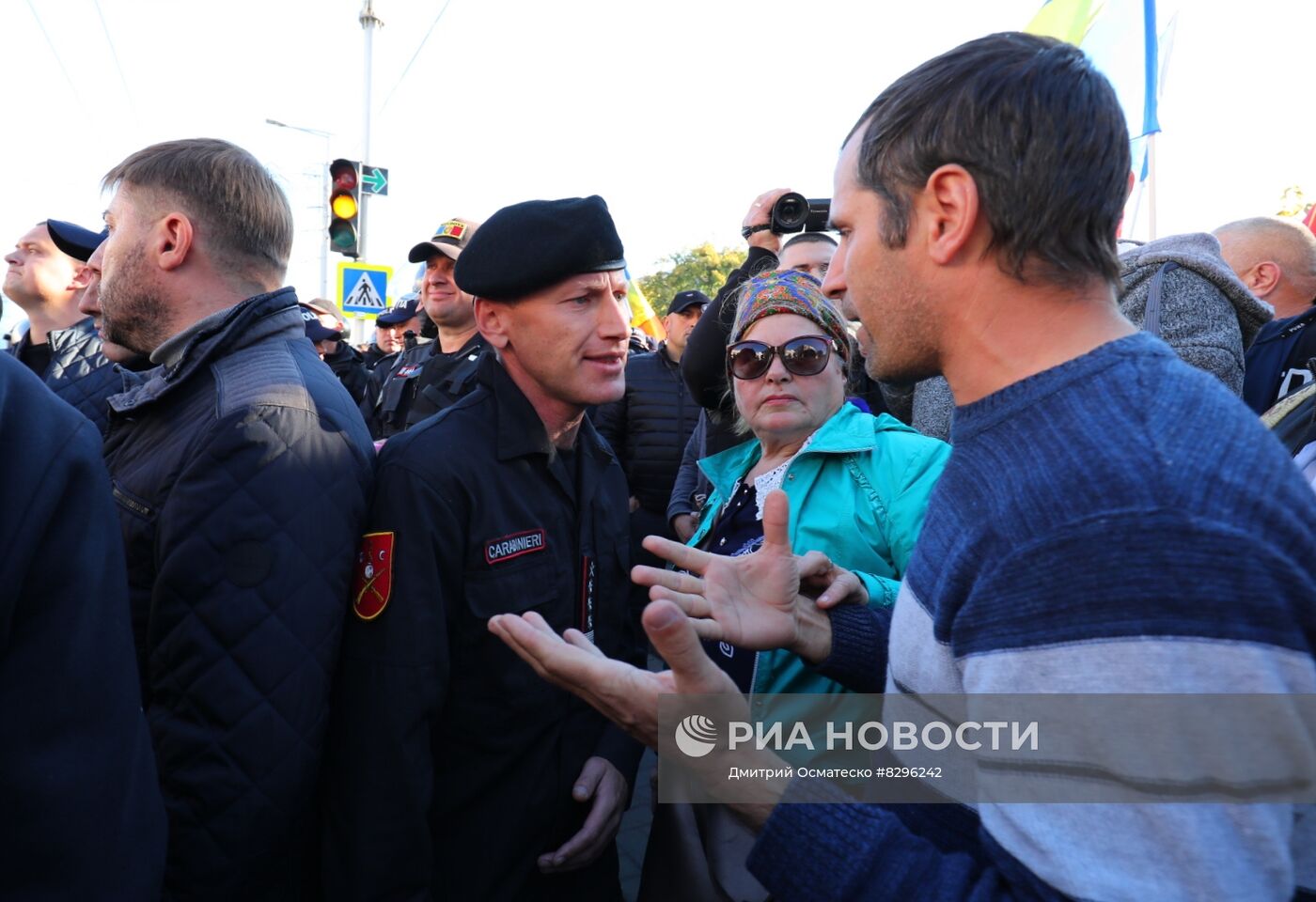 Продолжаются протесты в Кишиневе