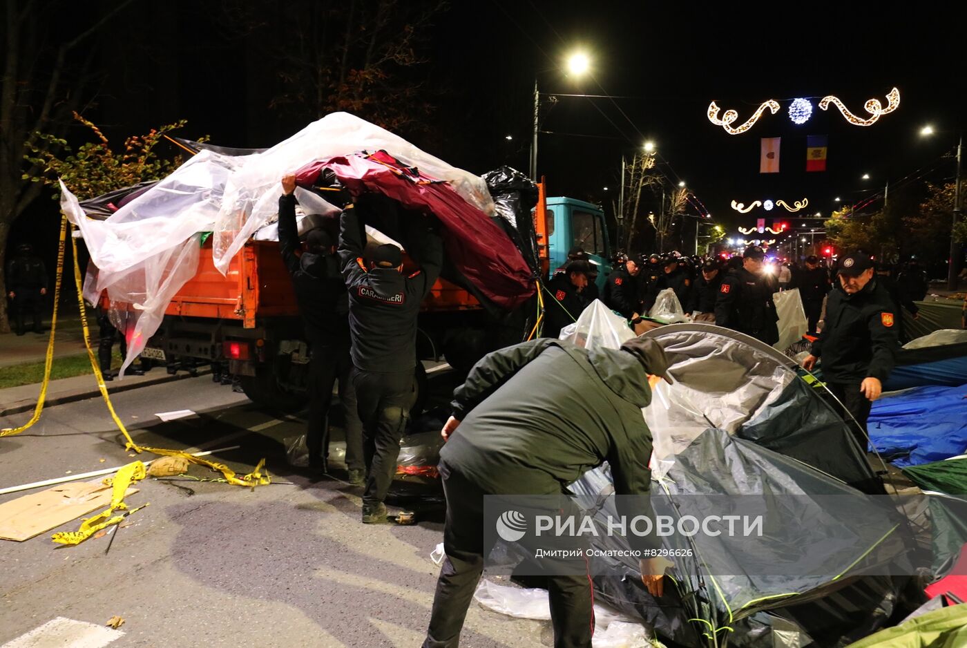 Продолжаются протесты в Кишиневе