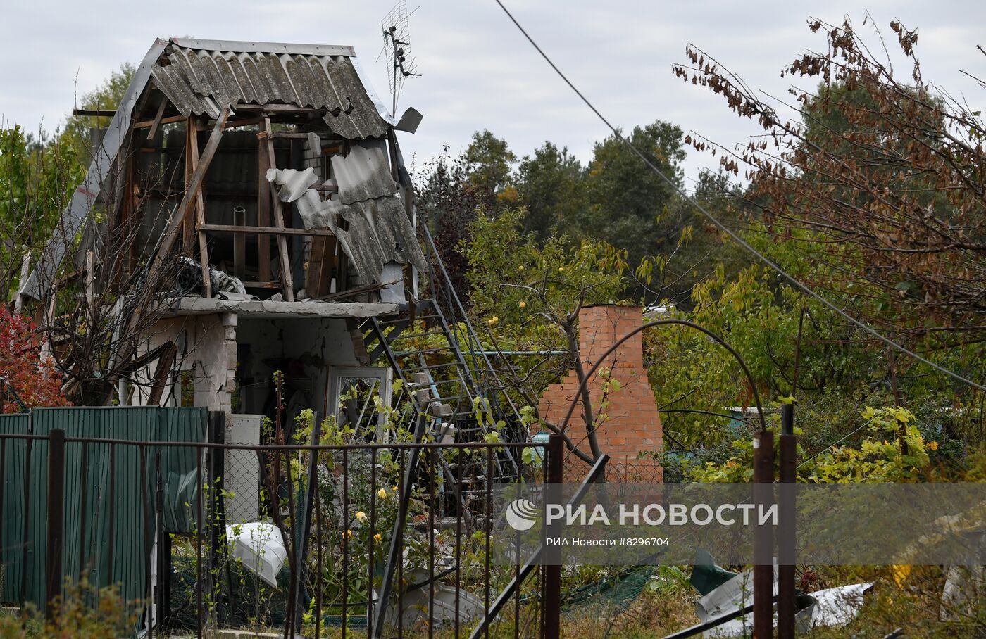 Разрушения в Энергодаре после многократных обстрелов
